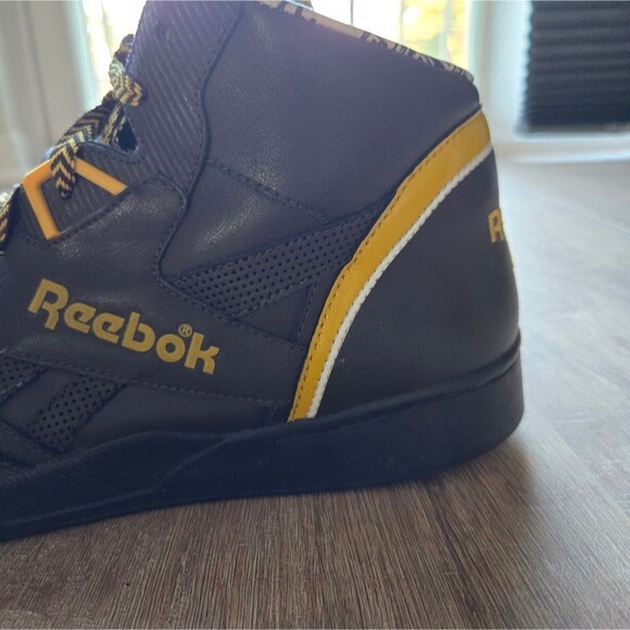 Reebok mens High-Tops Yellow Black sneakers Size 13 Basketball - Picture 5 of 12